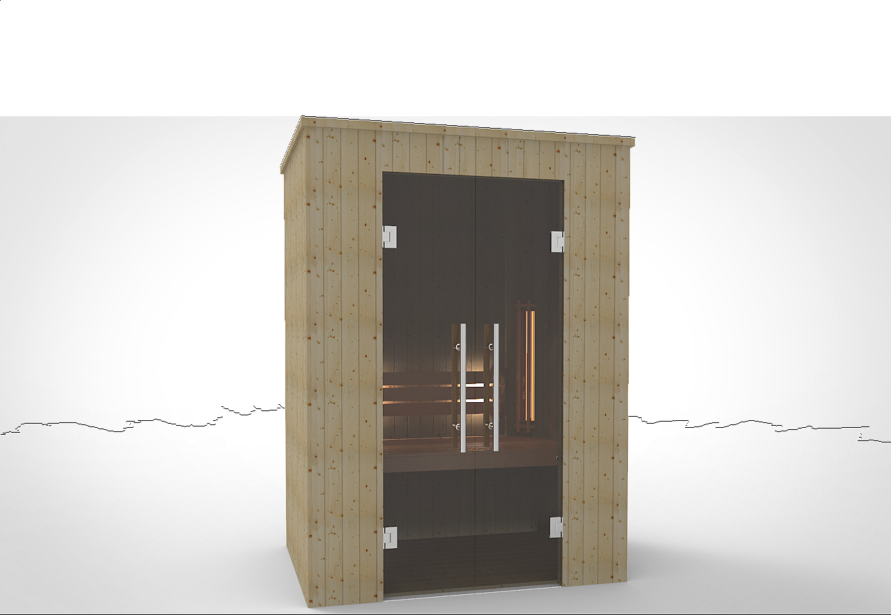 PMR 160X120 - Cabine Infrarouge Direct Heat Standard
