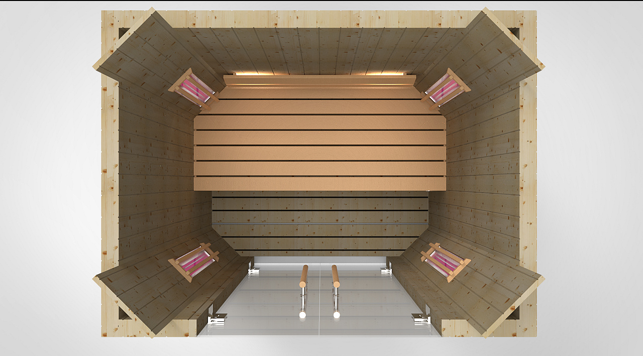 PMR 160X120 - Cabine Infrarouge Direct Heat Standard