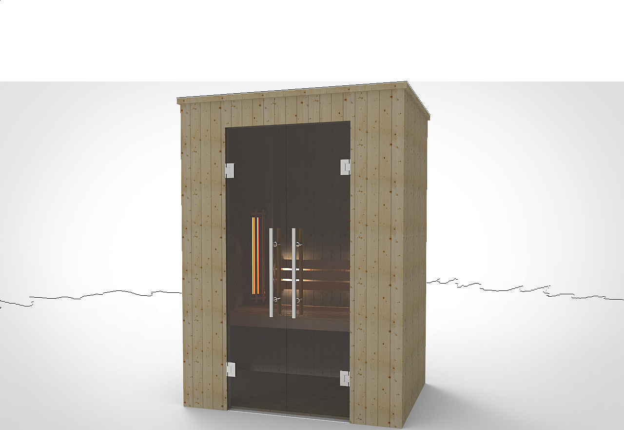 PMR 160X120 - Cabine Infrarouge Direct Heat Standard
