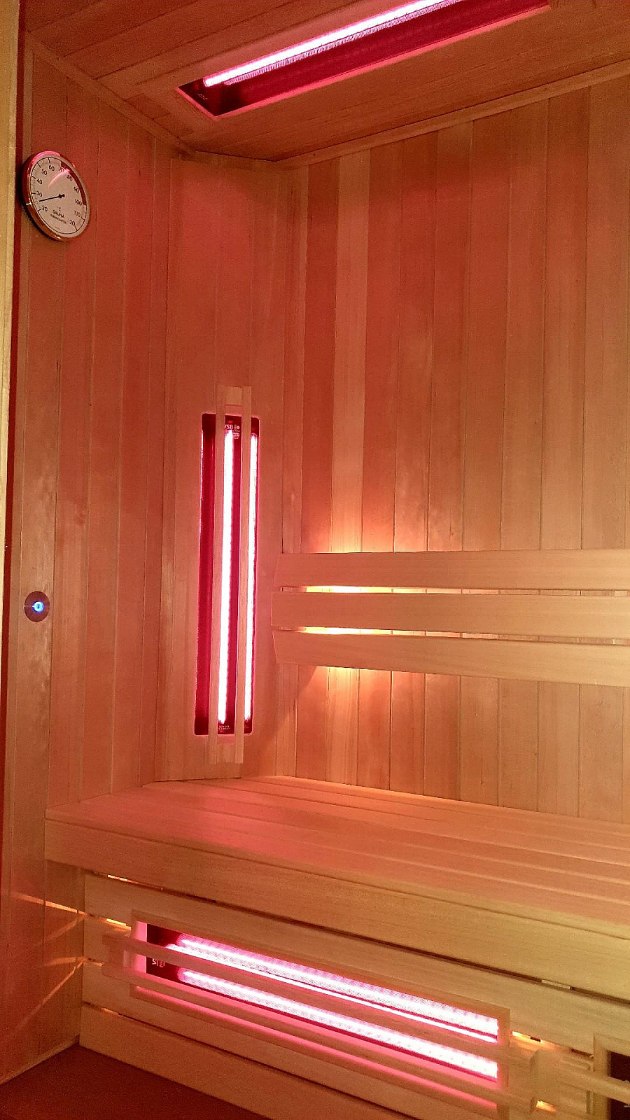 Nos installations standards de cabines infrarouge Direct Heat