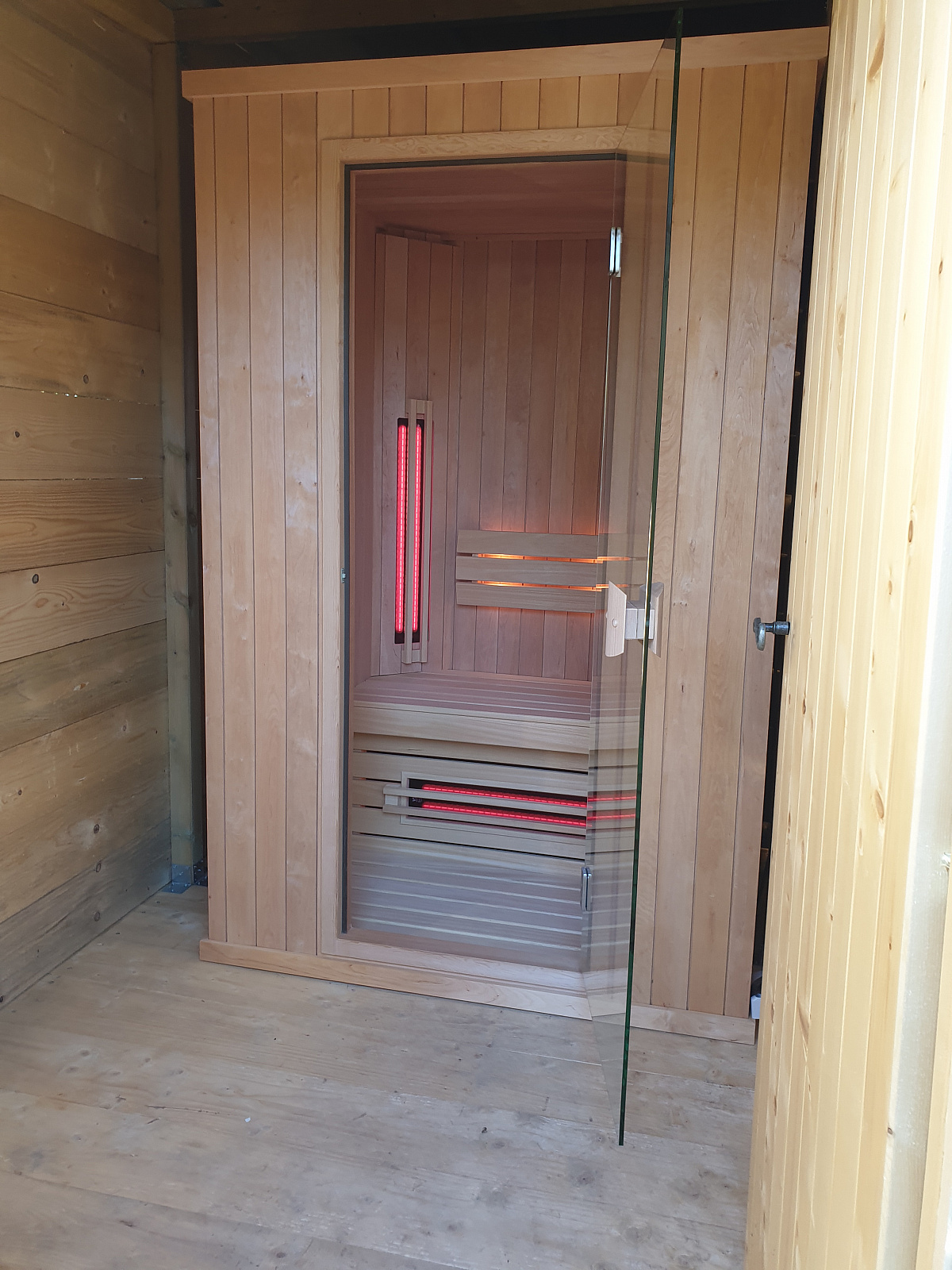 Nos installations standards de cabines infrarouge Direct Heat