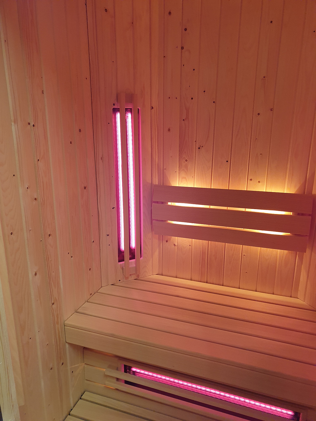 Nos installations standards de cabines infrarouge Direct Heat