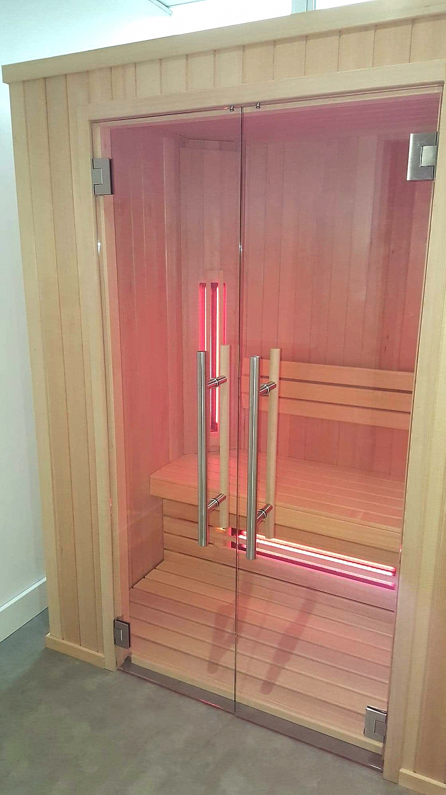 Nos installations standards de cabines infrarouge Direct Heat