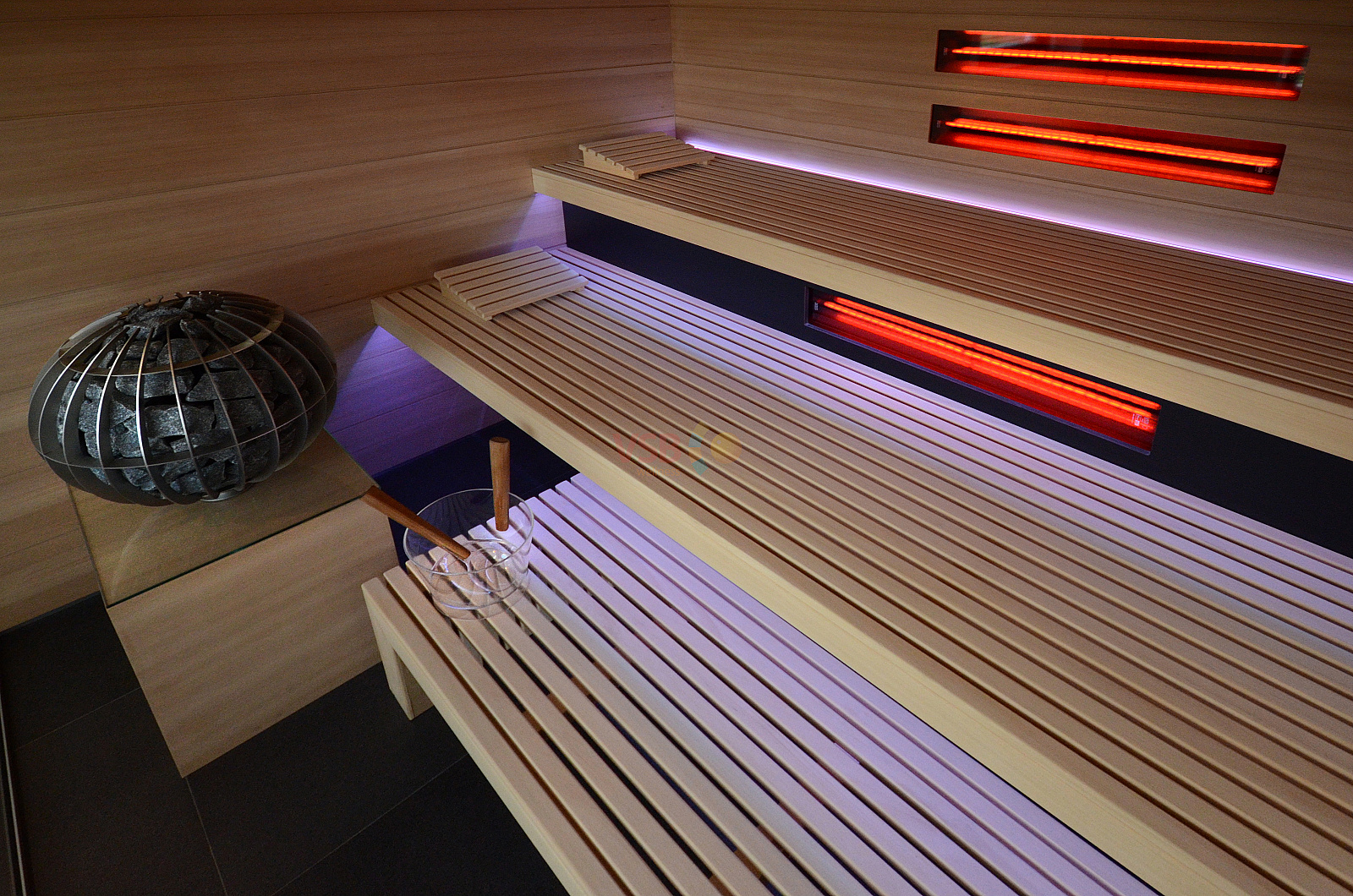 combiné sauna / cabine infrarouge 