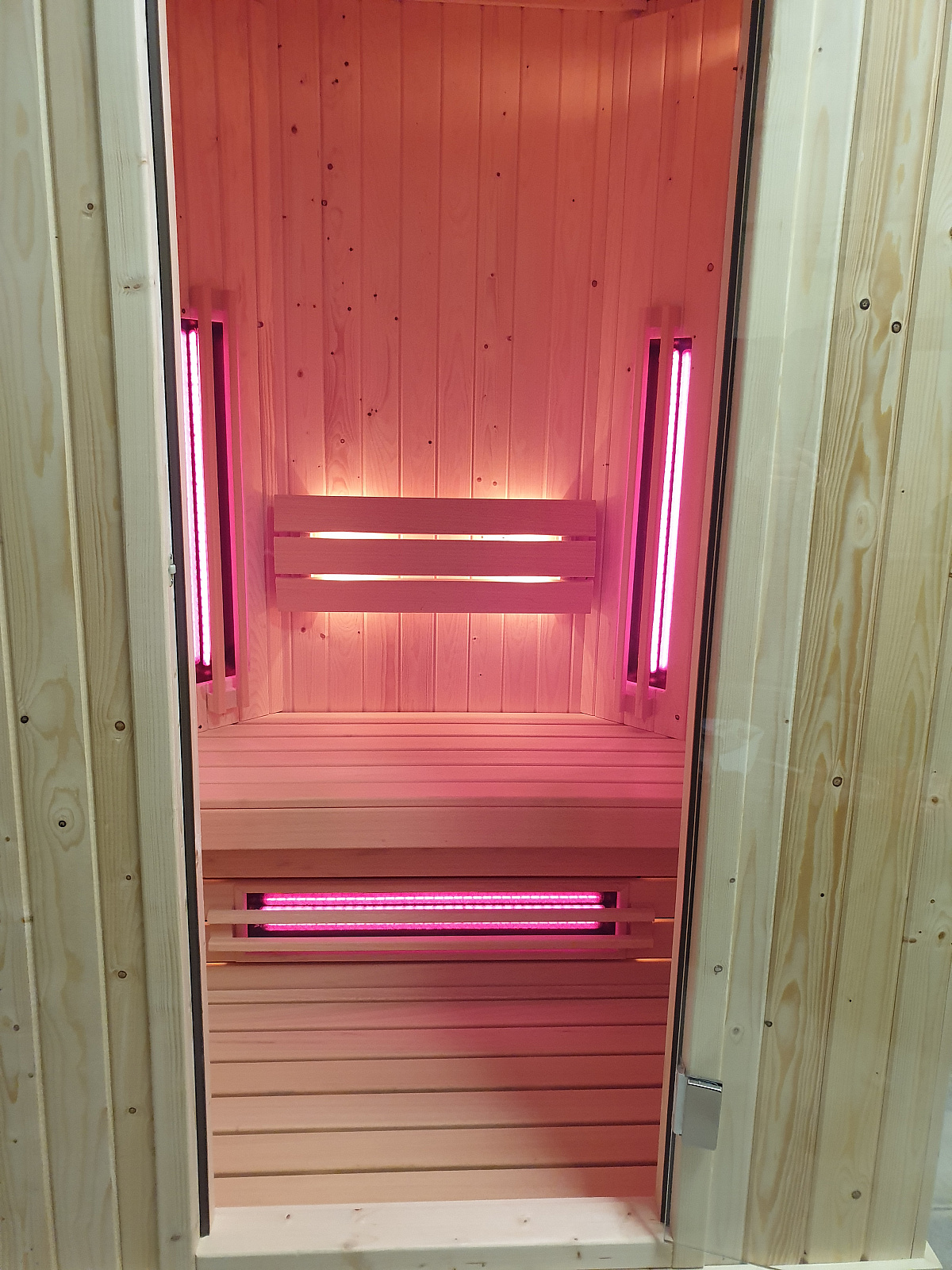 Nos installations standards de cabines infrarouge Direct Heat