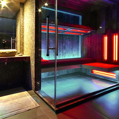 sauna infrarouge haut de gamme, sauna infrarouge luxe 